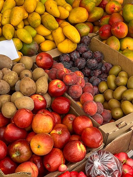 istock Colorful fruit market display. 2236027150
