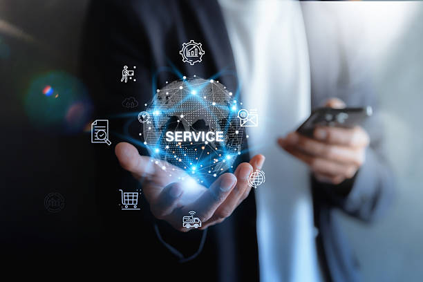 istock Digital transformation technology strategy, IoT, internet of things. transformation of ideas and the adoption of technology in business in the digital age, enhancing global business capabilities. Ai. 2236027829