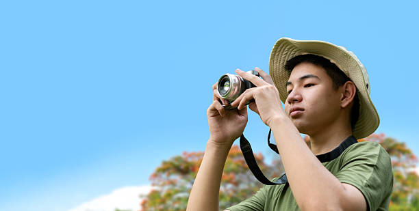 istock Asian teen with nature exploring 2236029035