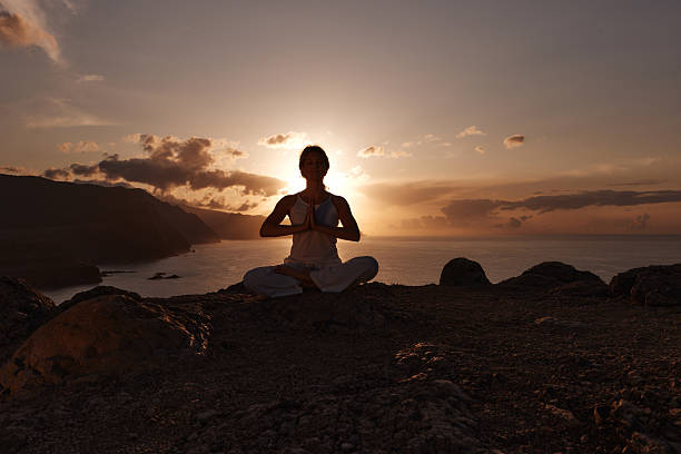istock Yoga relaxation exercises at sunset! 2236029610