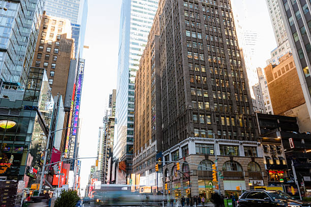 istock Low-Angle View of Manhattan Skyscrapers With Clear Blue Sky 2236033332