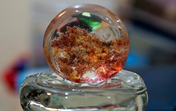 istock Polished gemstone with vibrant inclusions 2236038227