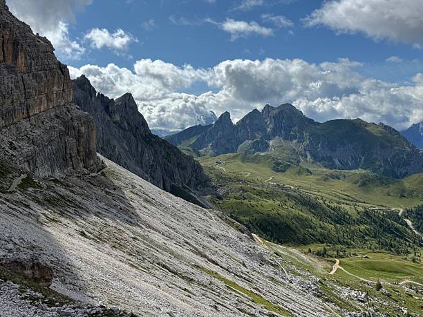 istock Colle Santa Lucia with Passo Giau below 2236045534