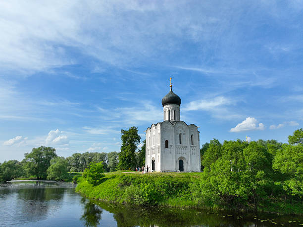 istock Church of the Intercession on the Nerl reflection 2236045543