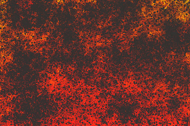 hot molten or semifluid rock erupted from a volcano or fissure