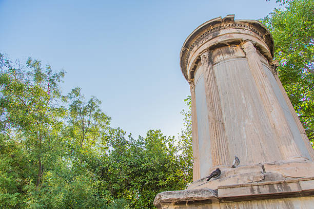 Choragic Monument of Lysicrates at Plaka, Athens, near Acropolis