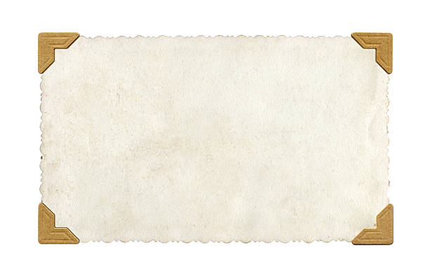 Postcard isolated (clipping path included)