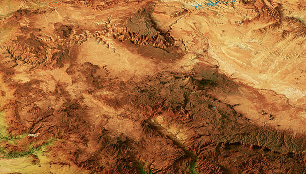 istock Coconino County Satellite Landscape View 3D Render Color 2236059059
