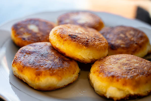 istock Cottage cheese pancakes preparation 2236079982