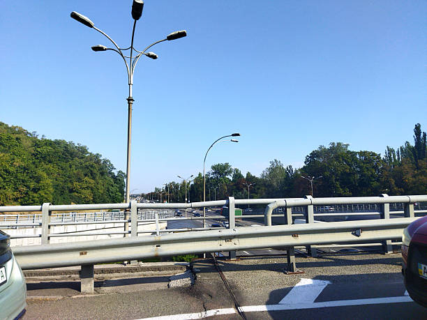 Sign curved road on the way. LED traffic signs can save electricity and save energy. Signs installed on the curved road is dangerous and can drive