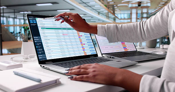 istock Women In The Office Doing Computer Fraud Audit Investigation 2236081425