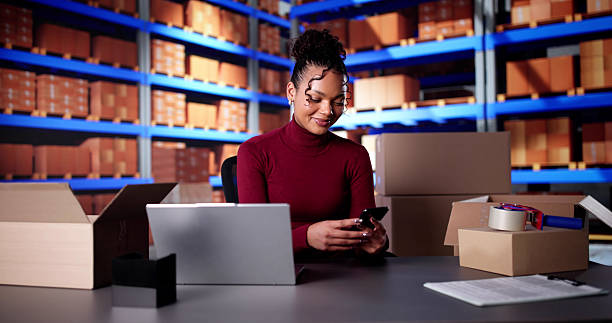 istock Tech-Savvy Woman Running E-Commerce Business 2236081520
