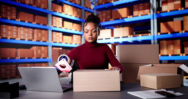 istock Busy Female Worker Juggling Orders 2236081524