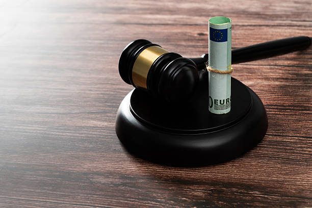 istock Gavel and European Union currency on the table 2236084270
