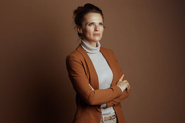 istock Thoughtful Businesswoman Pondering Strategy 2236088440