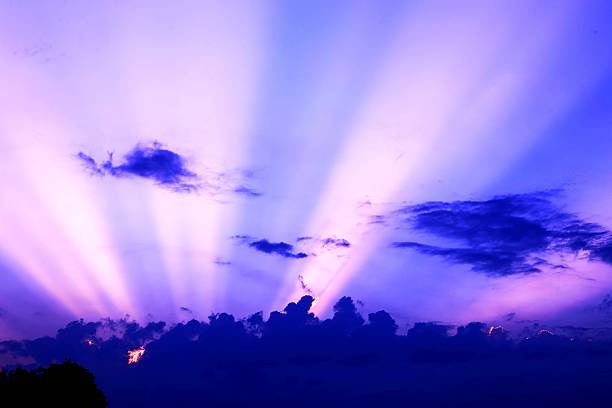 Colorful clouds background