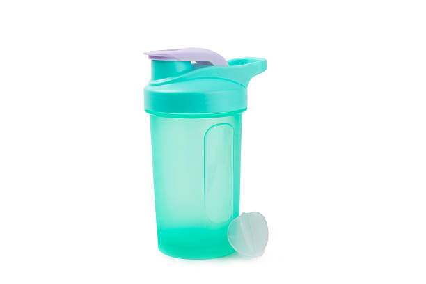 istock Protein powder.protein shake isolated on white background.Shaker bottle with protein.Food supplement.Whey protein powder with shaker for mixing.Sports nutrition.Concept of sports and healthy lifestyle 2236095794