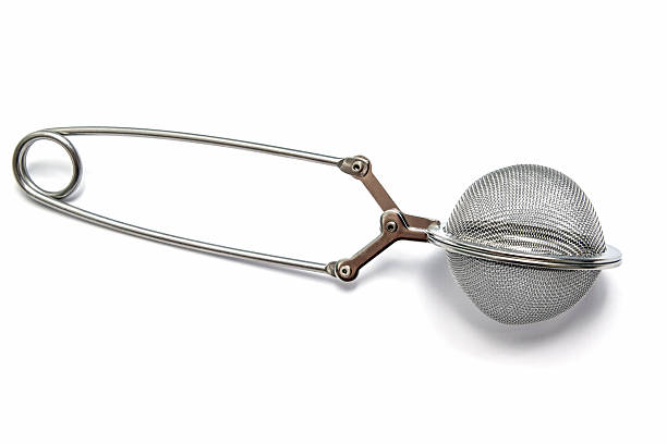istock Steel tea strainer on a white background. 2236097196