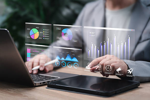 istock Business Finance Management Concept, Businessman Analyzing KPI Performance Indicators,Reviewing Business Growth Chart, Market Research Financial Decision Making, Strategic Investment Planning, Success 2236097250