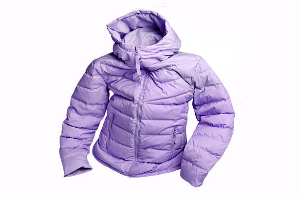 istock Lilac jacket with synthetic padding isolated on white background 2236099814