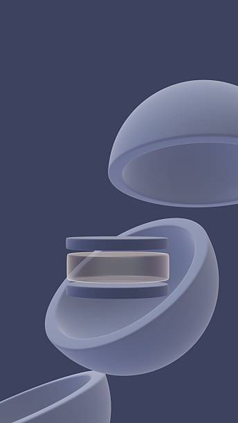 istock Abstract 3D Transparent Spheres With Modern Minimal Geometric Design 2236102118
