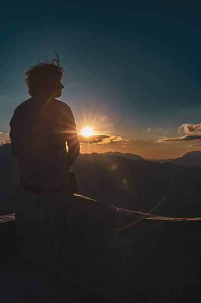 istock Contemplation at Sunset on Gratlspitze, Austria 2236104748