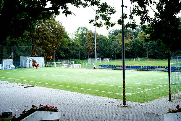 Astroturf / synthetic grass with white line
