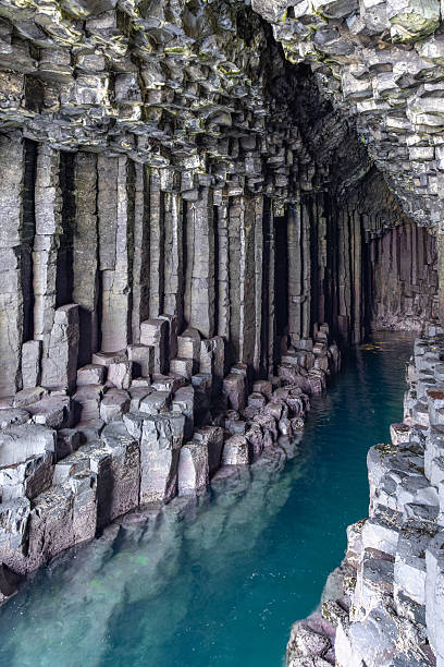 istock Staffa Island – Interior of Fingal’s Cave with basalt columns, August 2236113062