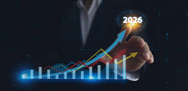 istock Business Growth and Financial Forecast Toward 2026 2236116952