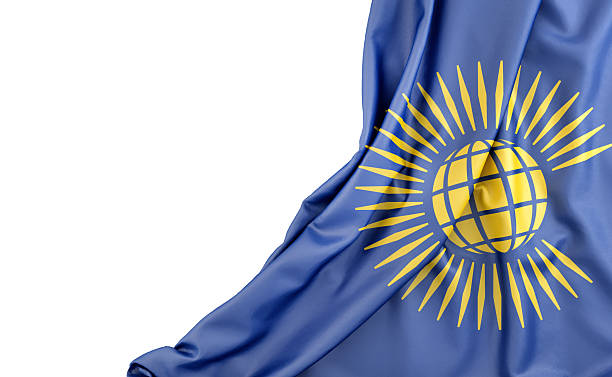 istock Flag of Commonwealth of Nations with empty space on the left. Isolated. 3D Rendering 2236117849