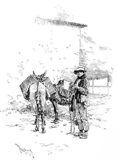 Antique magazine image: Peru, Sierra Native