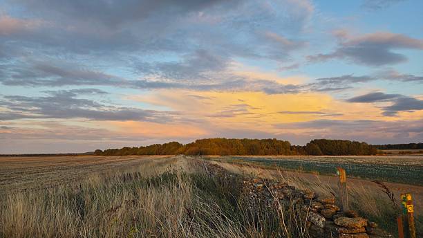 istock Big sky country scene at sunset. 2236126776