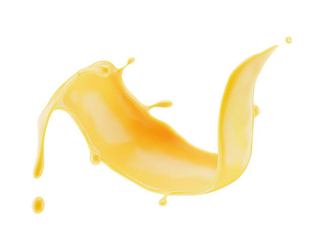 istock orange juice splash isolated on white background. 3d render 2236126996