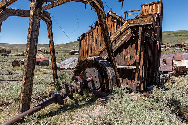 istock Close-up of the stamp mill 2236154682