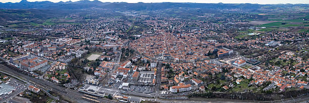 istock Aerial view around the city Riom 2236162439