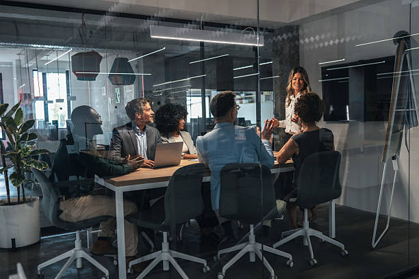 istock Business people on meeting in the office 2236169488