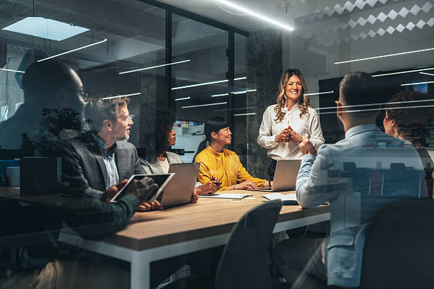 istock Business people on meeting in the office 2236169493