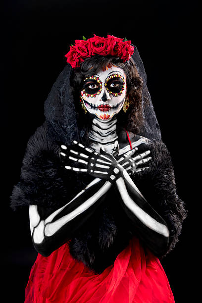 Enchanting catrina staring at you intently
