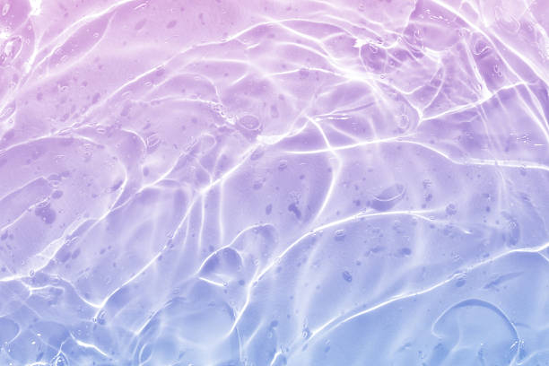 istock blue purple water wave abstract. natural ripple and bubble texture. gel soap. background photography. 2236177410