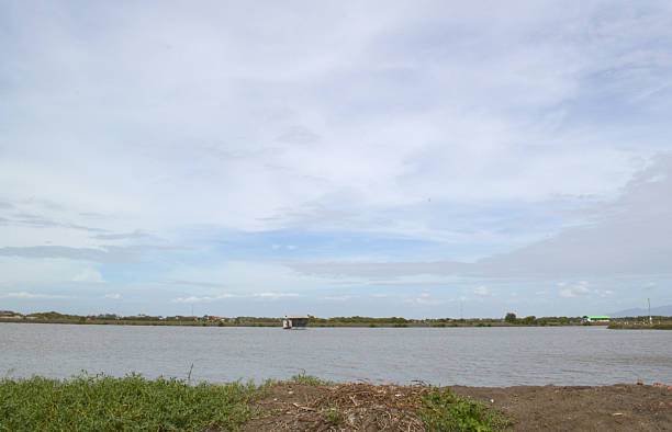 close up lake in country Thailand
