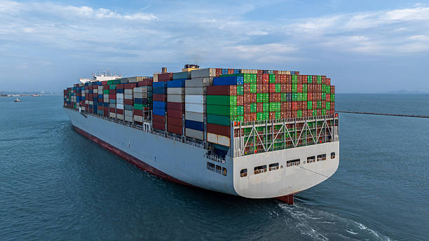 istock Aerial view container ship cargo freight shipping international, Global business freight shipping import export logistic transportation container ship, Container ship cargo sea freight container ship. 2236183563