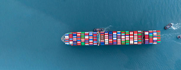 istock Aerial view container ship cargo freight shipping international, Global business freight shipping import export logistic transportation container ship, Container ship cargo sea freight container ship. 2236183753