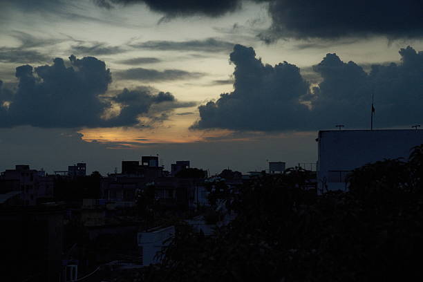 Cloudy Sky in the City