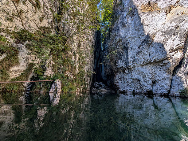 istock Iglica waterfall, Bohinjska Bela in Slovenia 2236204532