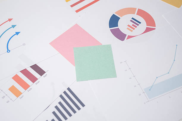 istock Financial graphs, statistics diagram and data. Annual presentation, infographic. Economic report, accounting. Growth analysis, business success. Analytics and management. Investments and technology 2236212515