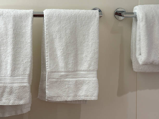 istock Fresh and clean white towels 2236214033