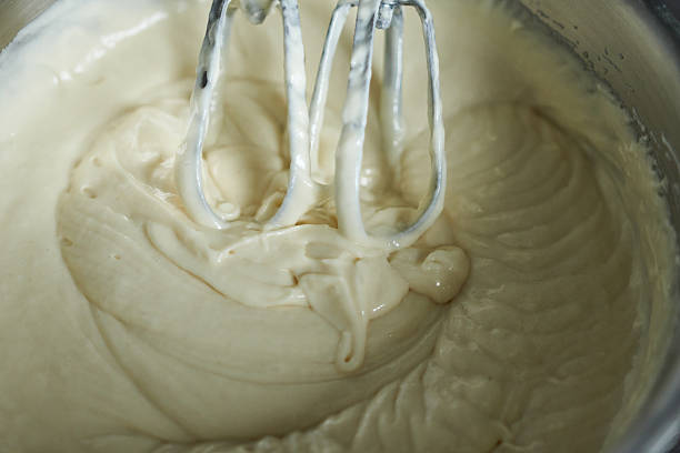 istock Mixing the dough with a mixer in a bowl, close-up 2236222922