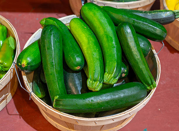 istock close up on fresh zucchini vegetable in the basket 2236225659