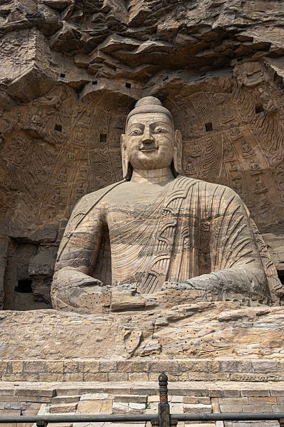 istock Vertical composition of the Yungang Grottoes Buddha 2236226678