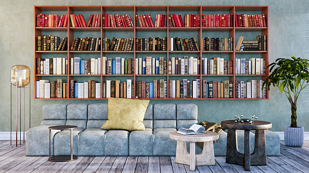 istock Large luxury modern bright interiors Living room mockup illustration 3D rendering image 2236227254